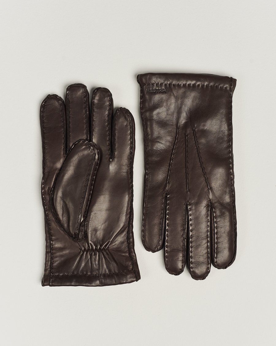 Herren | Handschuhe | Hestra | George Lambskin Hairsheep Glove Espresso