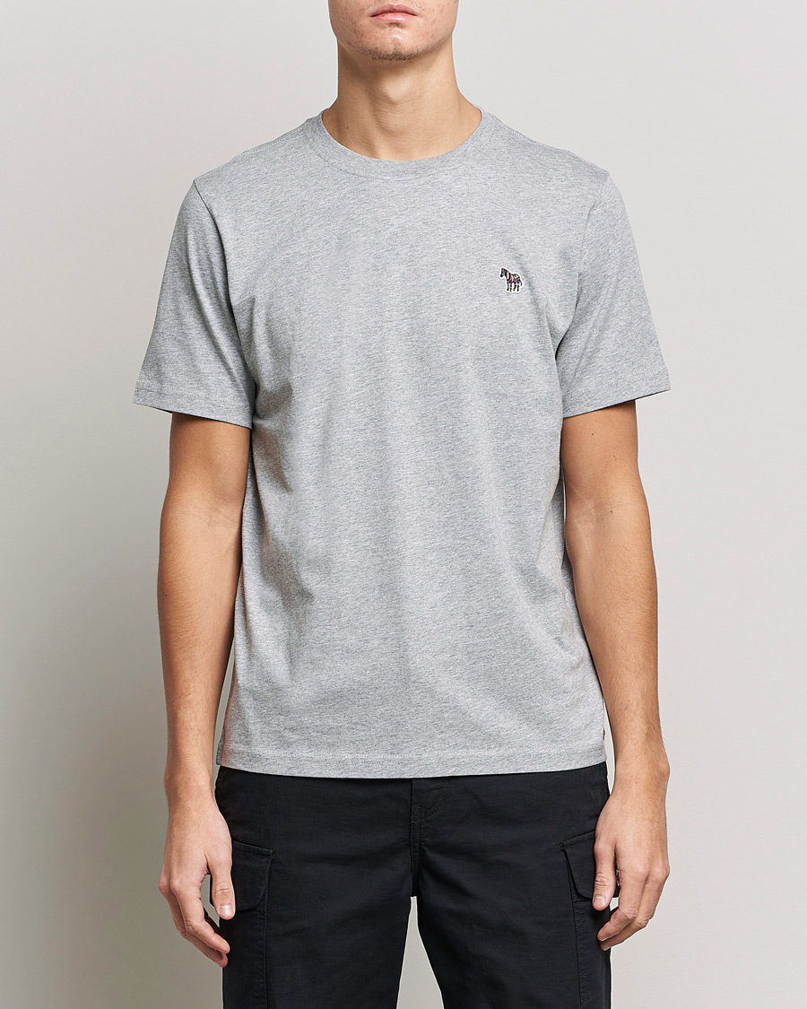 Herren | T-Shirts | PS Paul Smith | Organic Cotton Zebra T-Shirt Grey