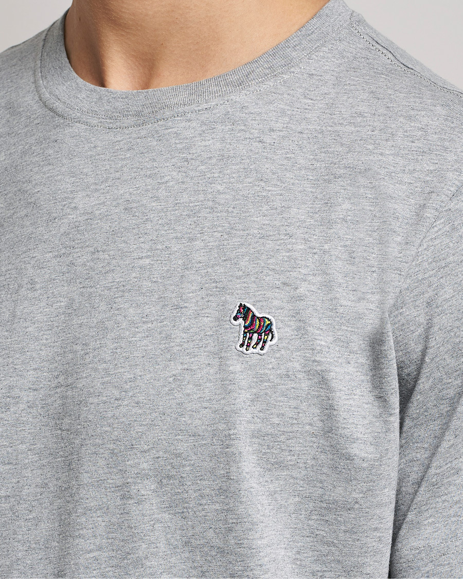 Herren | T-Shirts | PS Paul Smith | Organic Cotton Zebra T-Shirt Grey