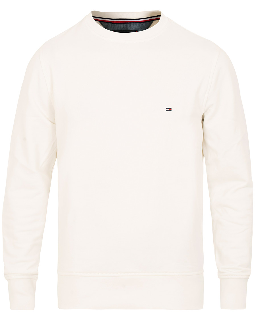 Herren | Pullover | Tommy Hilfiger | Crew Neck Sweatshirt Whisper White