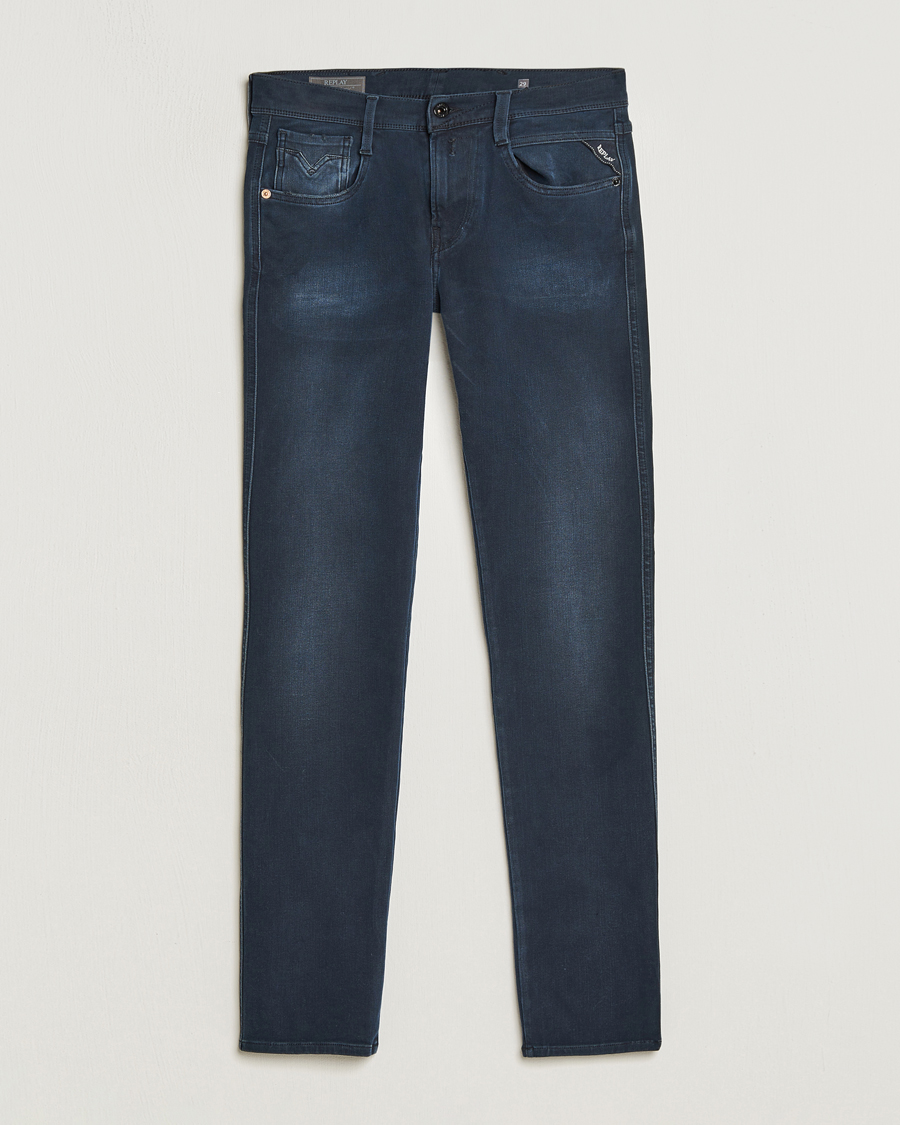 Herren | Jeans | Replay | M914 Anbass Hyperflex + Jeans Blue/Black