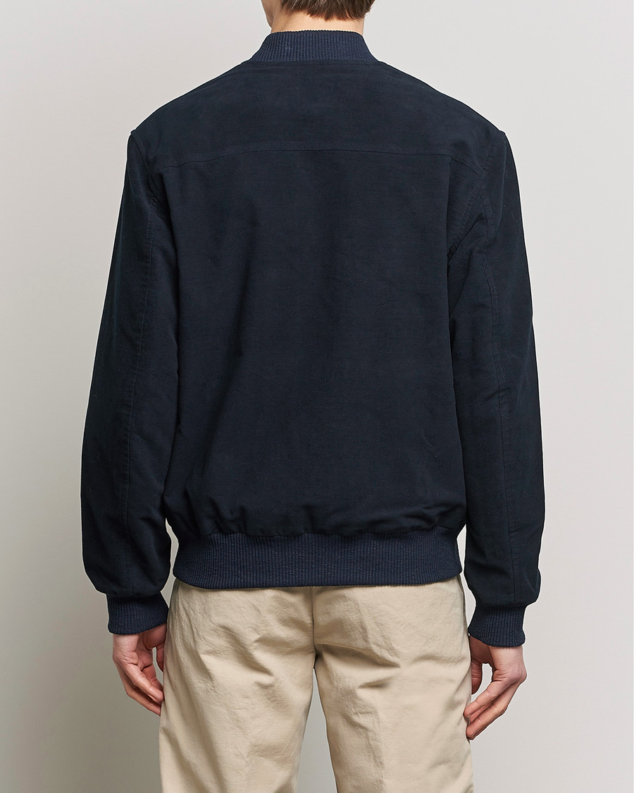 Herren | Jacken | Private White V.C. | Moleskin Bomber Jacket Midnight