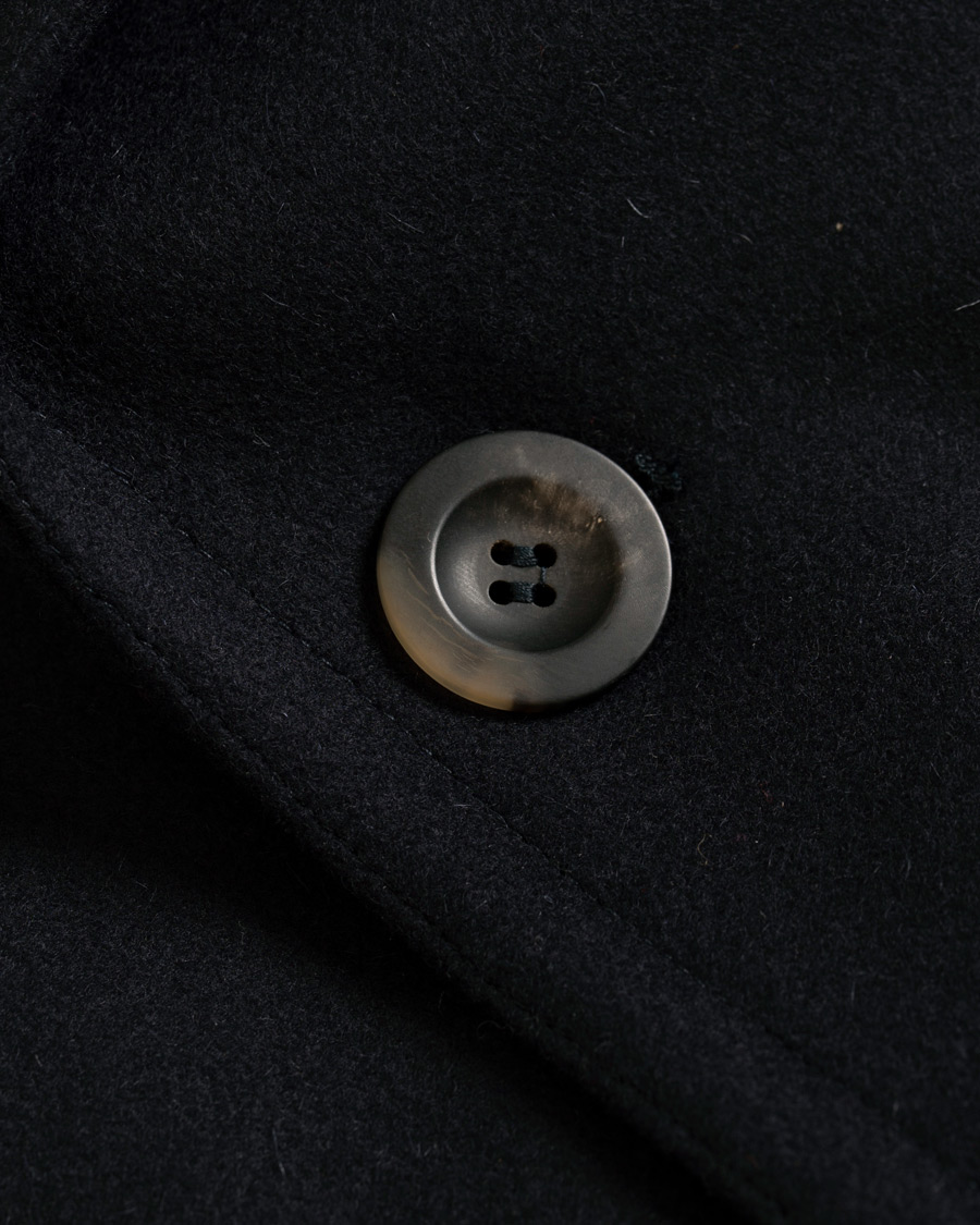 Herren | Jacken | Private White V.C. | Wool Melton Peacoat Midnight