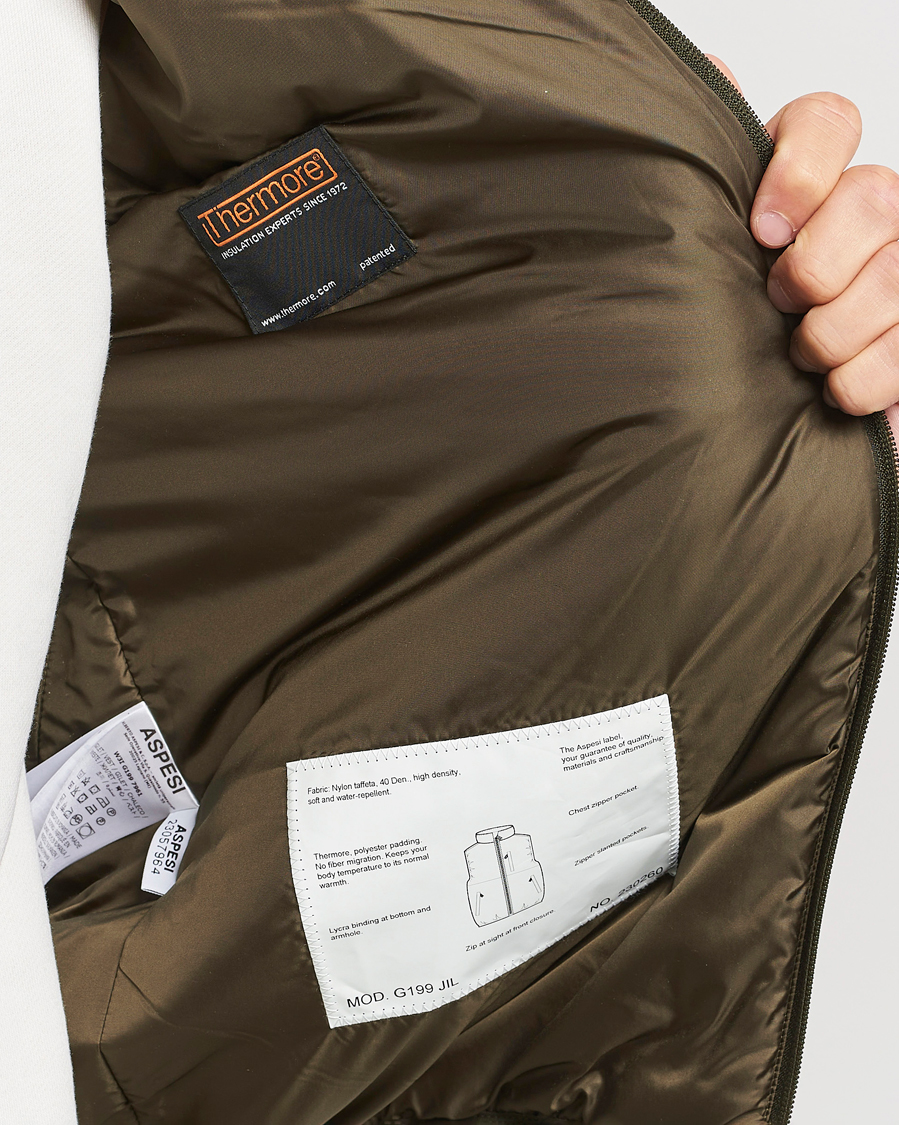 Herren | Jacken | Aspesi | Jil Padded Vest Dark Military