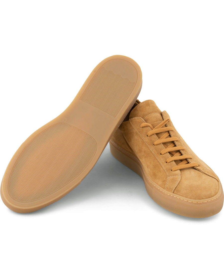 Herren | Common Projects Original Achilles Leather Sneakers Beige Suede | Common Projects | Original Achilles Leather Sneakers Beige Suede