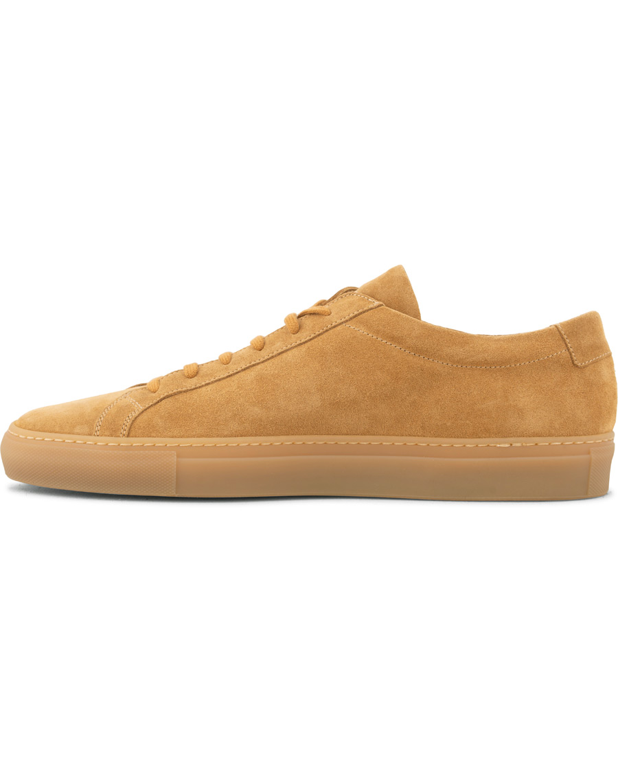 Herren | Common Projects Original Achilles Leather Sneakers Beige Suede | Common Projects | Original Achilles Leather Sneakers Beige Suede
