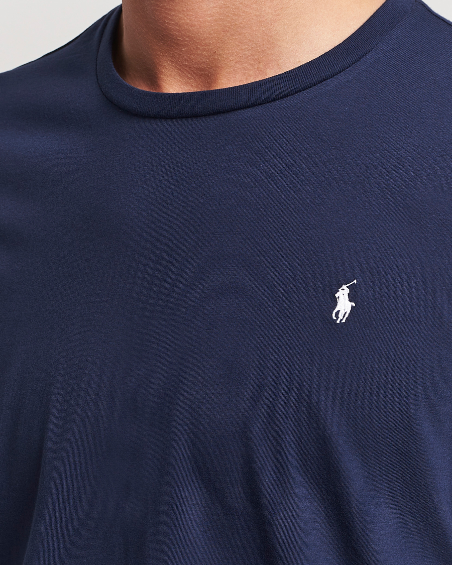 Herren | T-Shirts | Polo Ralph Lauren | Liquid Cotton Long Sleeve Crew Neck T-Shirt Cruise Navy