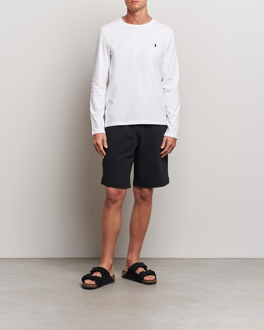Herren | T-Shirts | Polo Ralph Lauren | Liquid Cotton Long Sleeve Crew Neck Tee White