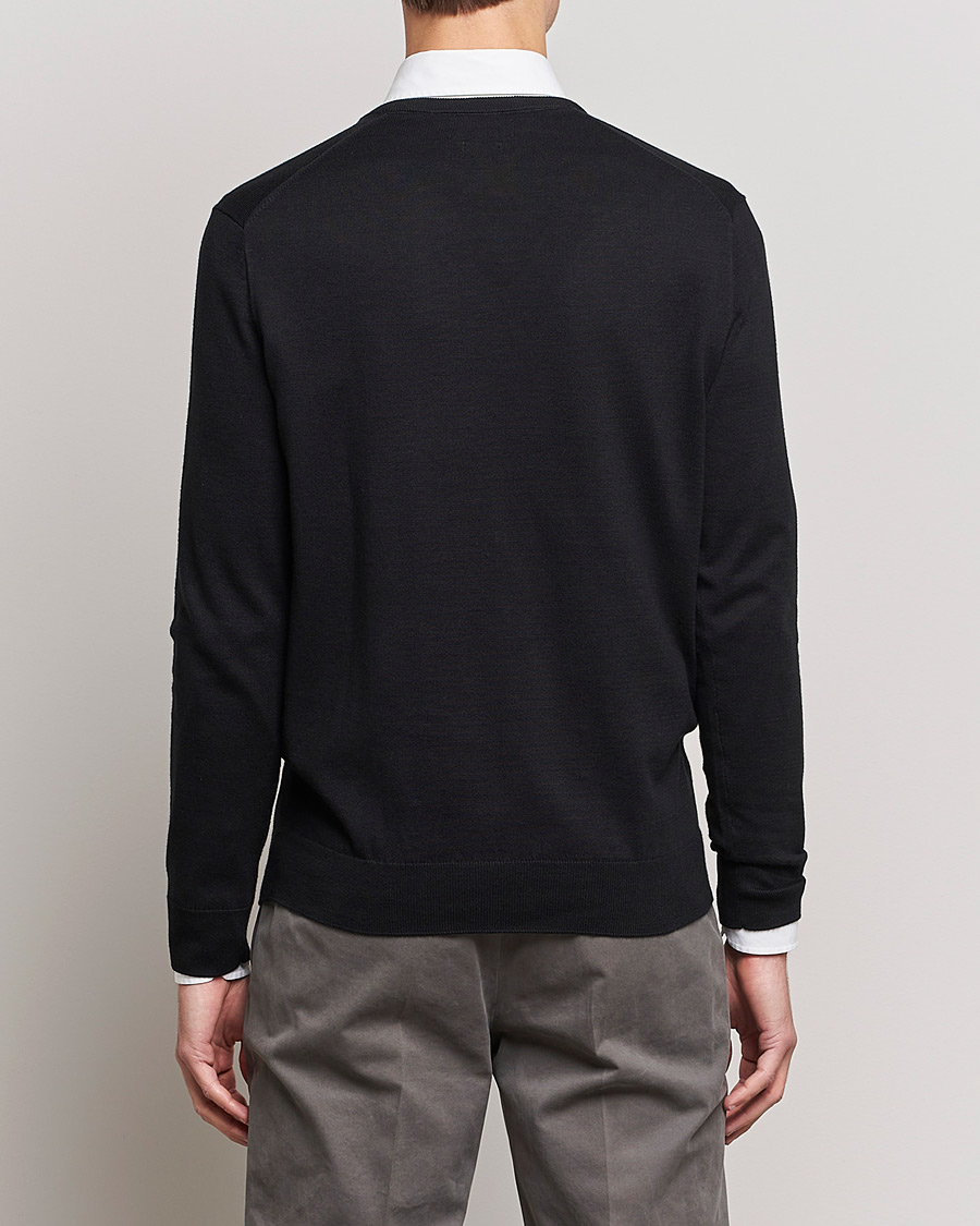 Herren | Pullover | Polo Ralph Lauren | Pima Cotton V-neck Pullover Polo Black