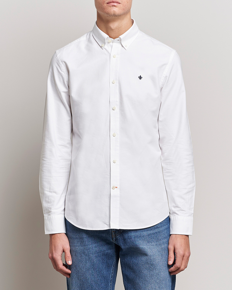 Herren |  | Morris | Oxford Button Down Cotton Shirt White