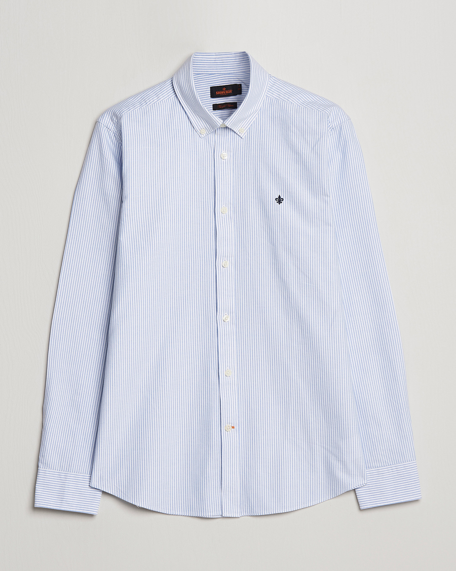 Herren | Hemden | Morris | Douglas Striped Oxford Light Blue