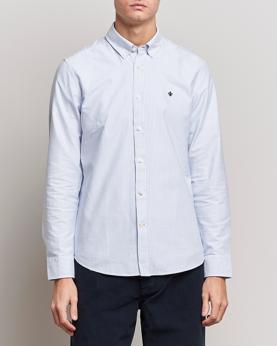 Herren | Hemden | Morris | Douglas Striped Oxford Light Blue
