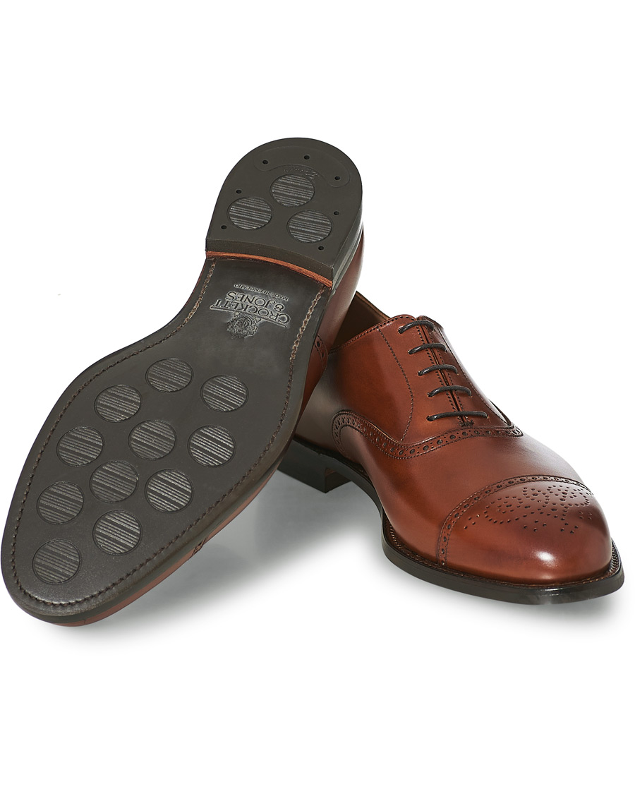 Herren | Crockett & Jones Hatton Brogue City Sole Burnished Calf | Crockett & Jones | Hatton Brogue City Sole Burnished Calf