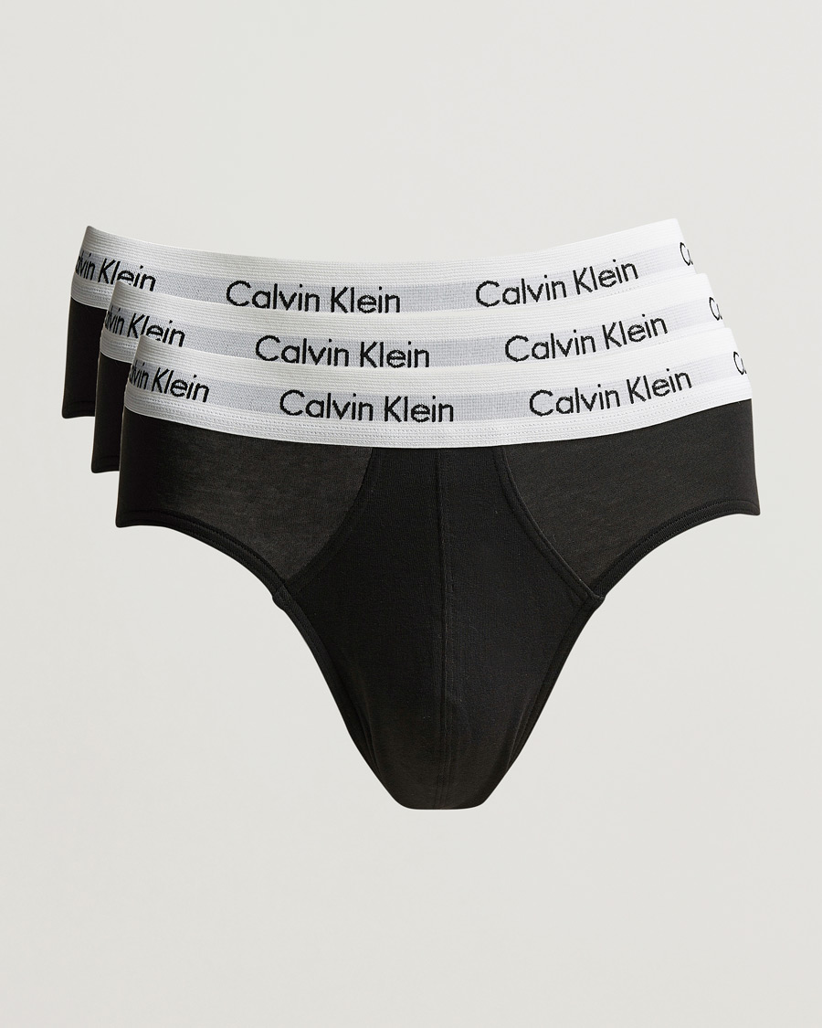 Herren | Unterwäsche | Calvin Klein | Cotton Stretch Hip Breif 3-Pack Black