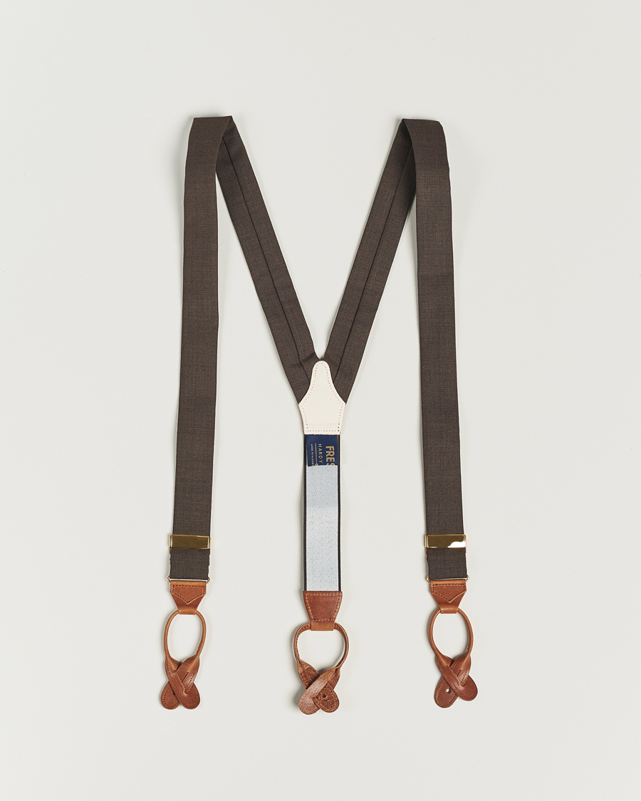 Herren | Albert Thurston Fresco Braces 38mm Brown | Albert Thurston | Fresco Braces 38mm Brown