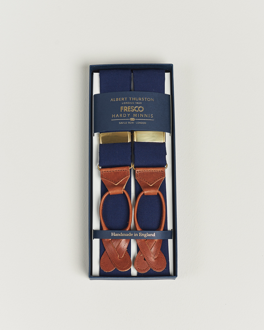 Herren | Albert Thurston Fresco Braces 38mm Royal Blue | Albert Thurston | Fresco Braces 38mm Royal Blue