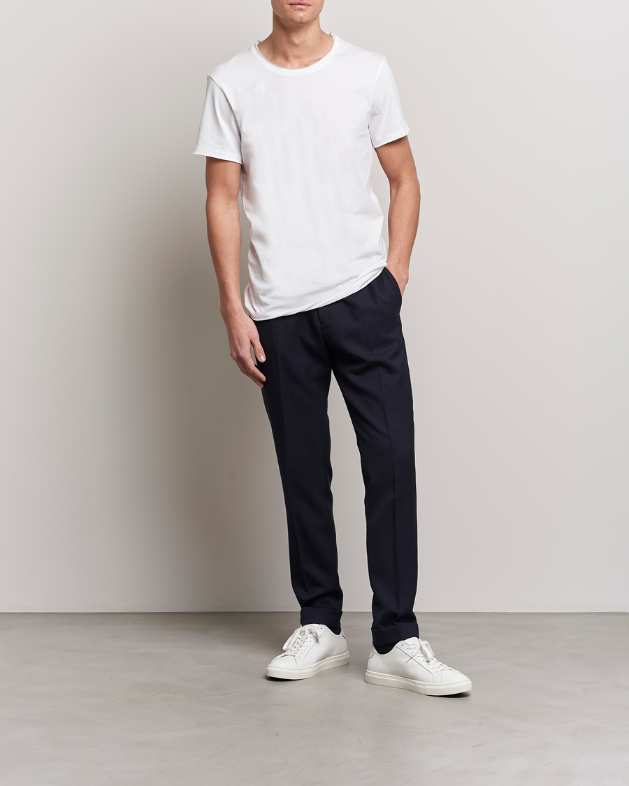 Herren | T-Shirts | Bread & Boxers | Crew Neck Relaxed White