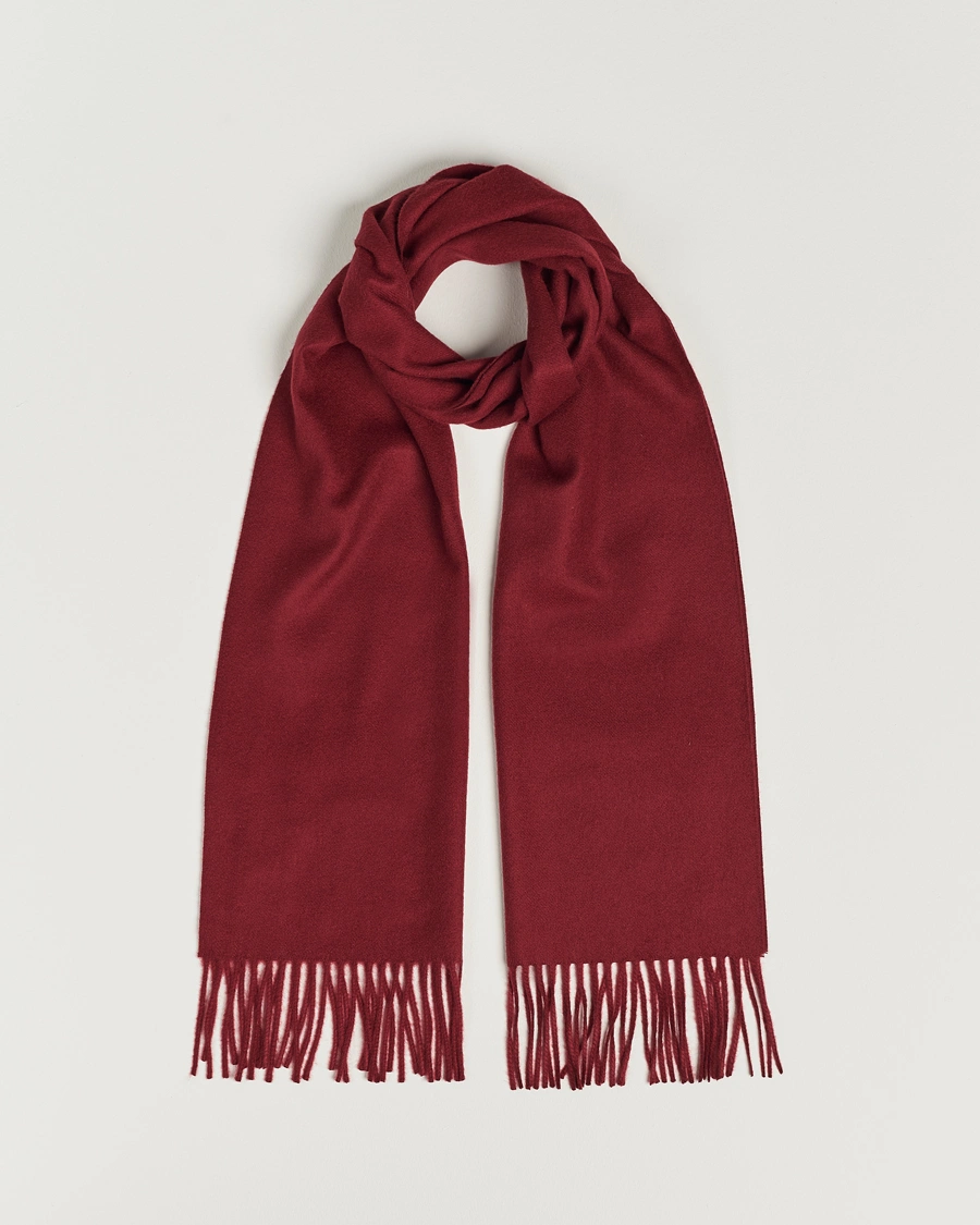 Herren | Schals | Piacenza Cashmere | Cashmere Scarf Burgundy