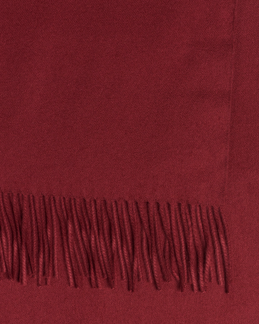Herren | Schals | Piacenza Cashmere | Cashmere Scarf Burgundy