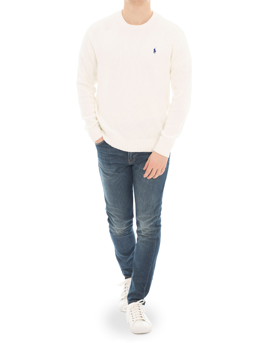 Herren | Pullover | Polo Ralph Lauren | Crisby Cotton Crew Neck White