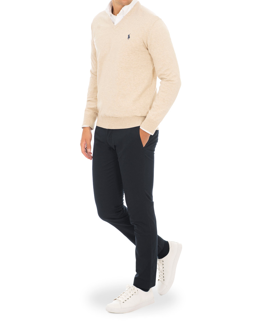 Herren | Hosen | Polo Ralph Lauren | Tailored Slim Fit Stretch Hudson Chinos Aviator Navy
