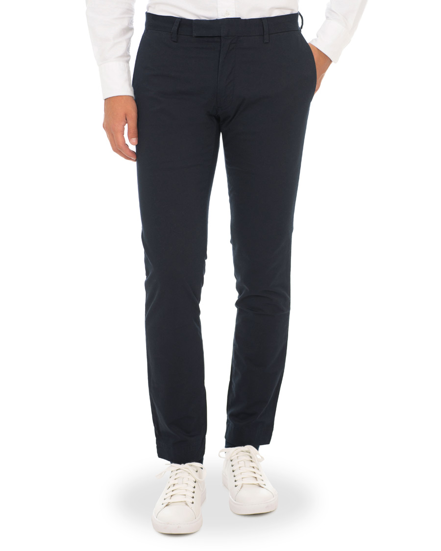 Herren | Hosen | Polo Ralph Lauren | Tailored Slim Fit Stretch Hudson Chinos Aviator Navy