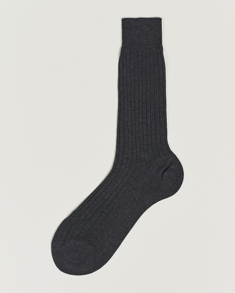 Herren | Unterwäsche | Bresciani | Cotton Ribbed Short Grey Melange