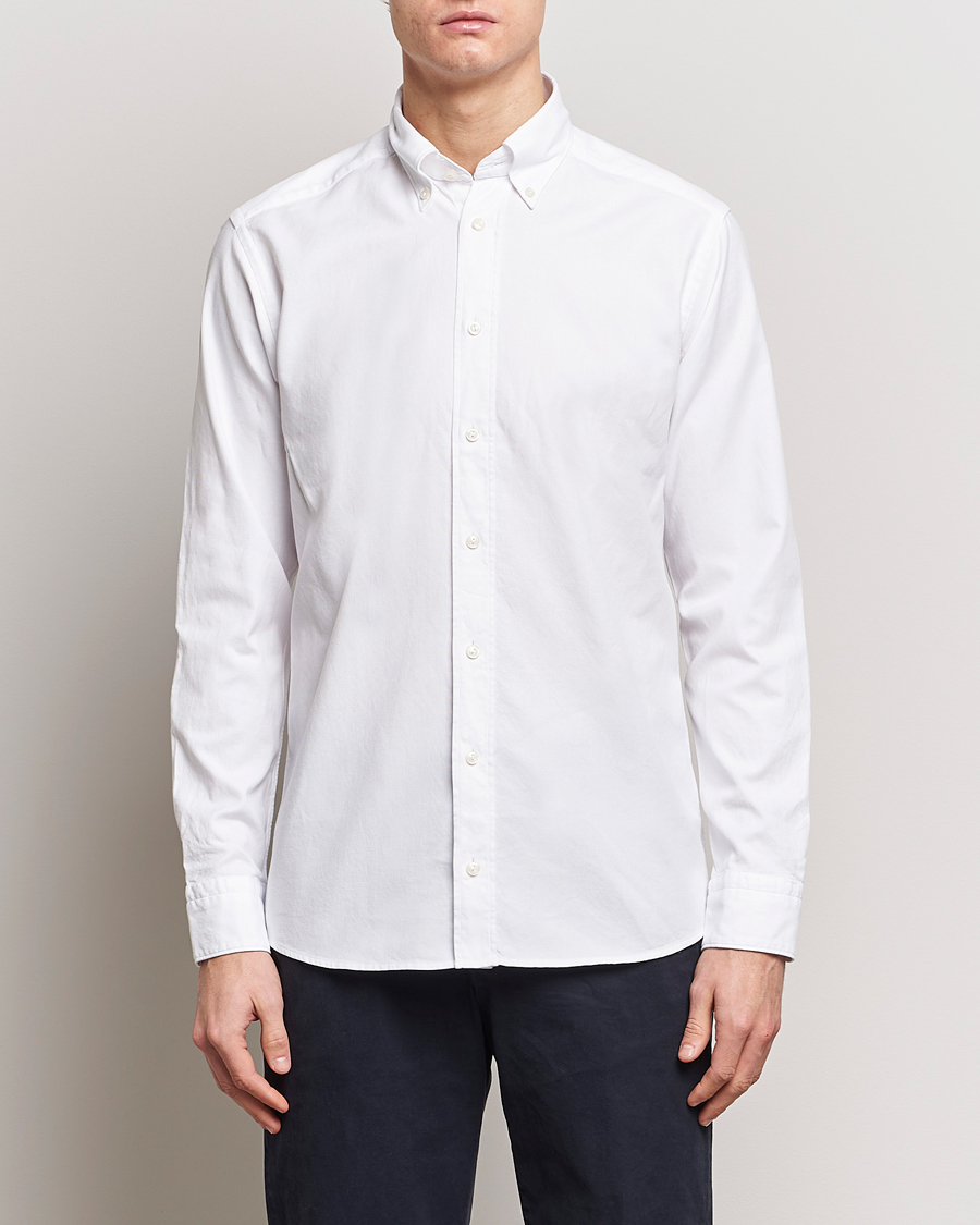 Herren | Oxfordhemden | Eton | Slim Fit Royal Oxford Button Down White