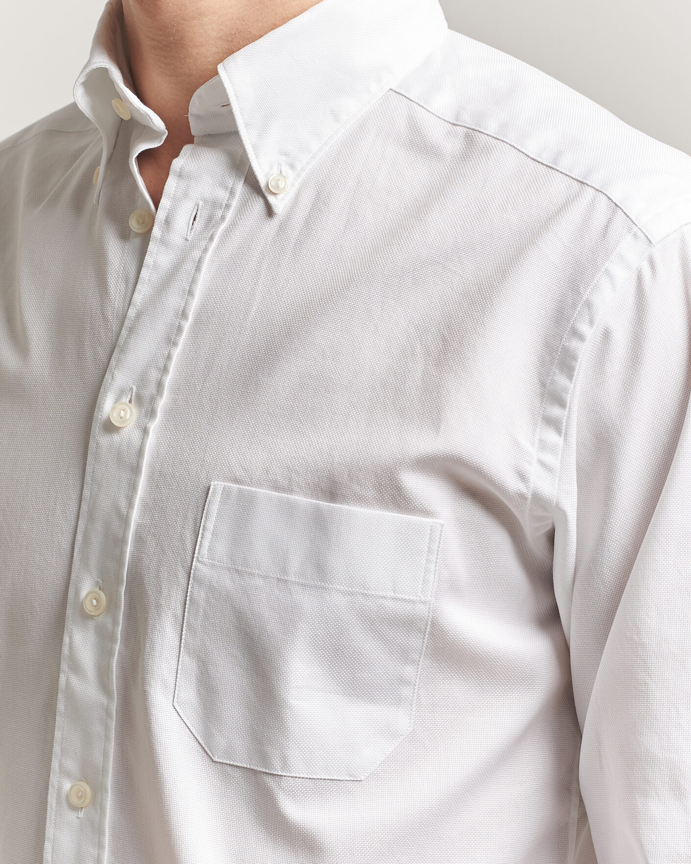 Herren | Hemden | Eton | Slim Fit Royal Oxford Button Down White