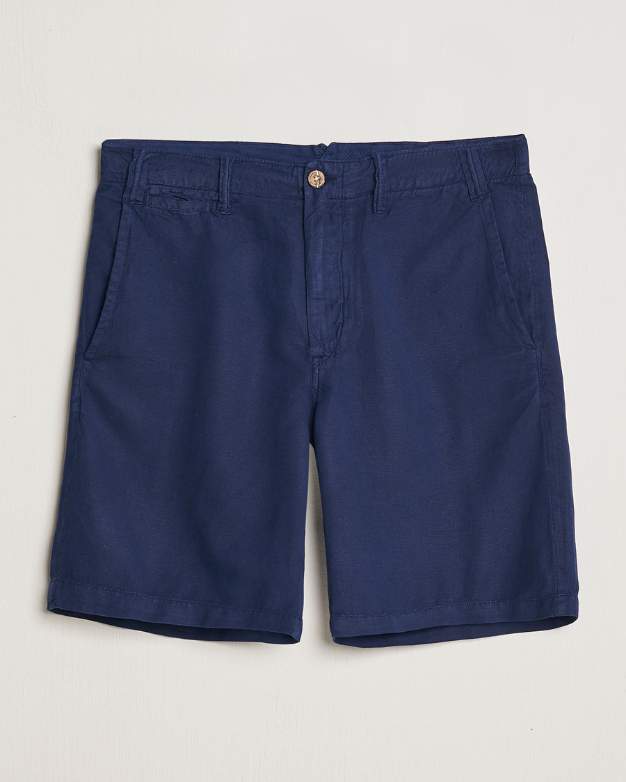 Herren | Shorts | Polo Ralph Lauren | Cotton/Linen Shorts Newport Navy