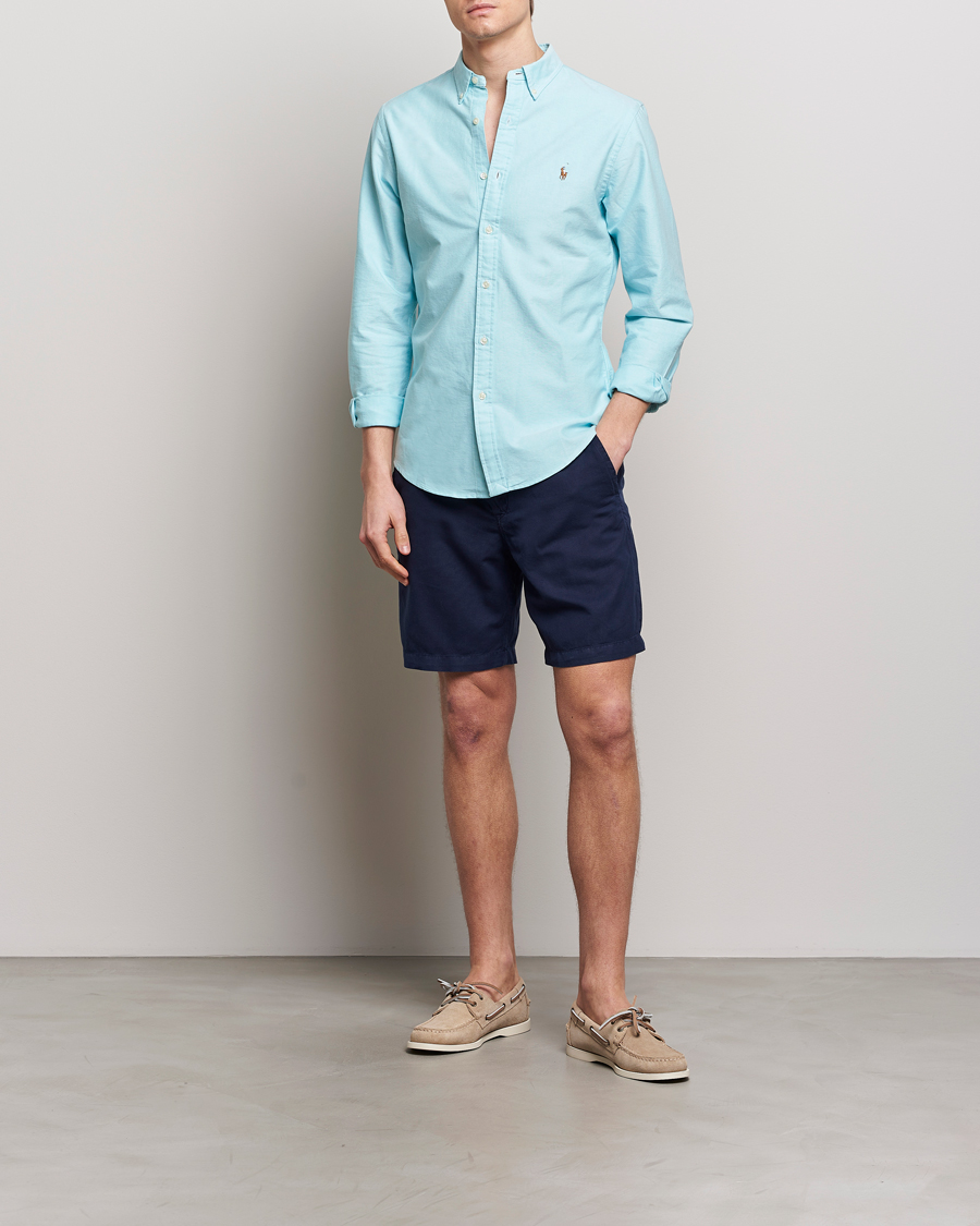 Herren | Shorts | Polo Ralph Lauren | Cotton/Linen Shorts Newport Navy