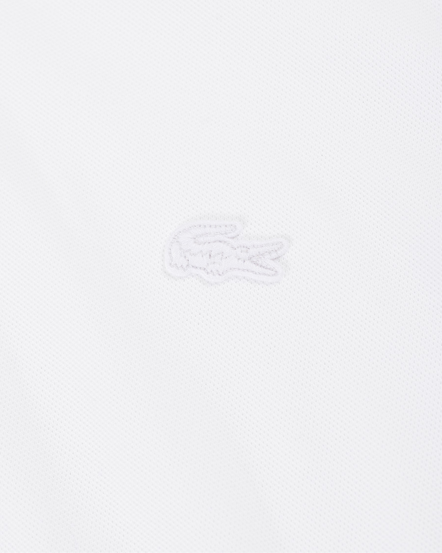 Herren | Poloshirts | Lacoste | Regular Fit Tonal Crocodile Poloshirt White