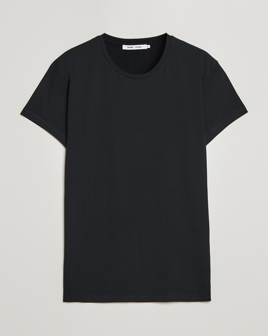 Herren | T-Shirts | Samsøe Samsøe | Kronos Crew Neck Tee Black