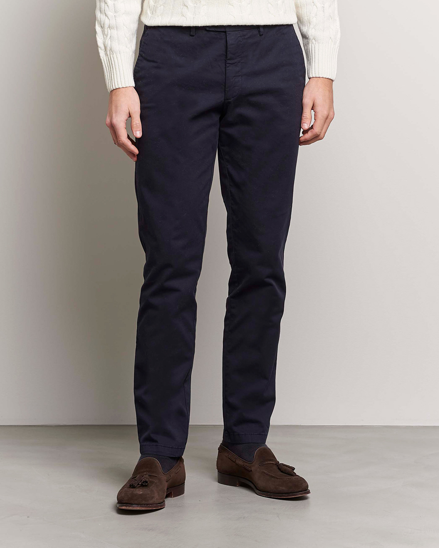 Herren | Hosen | Oscar Jacobson | Danwick Side Adjusters Chino Navy