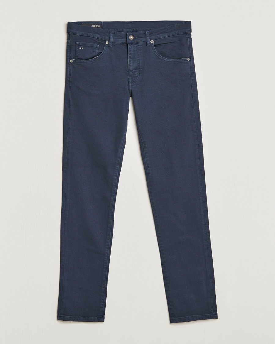 Herren | Hosen | J.Lindeberg | Jay Solid Stretch 5-Pocket Pants Navy