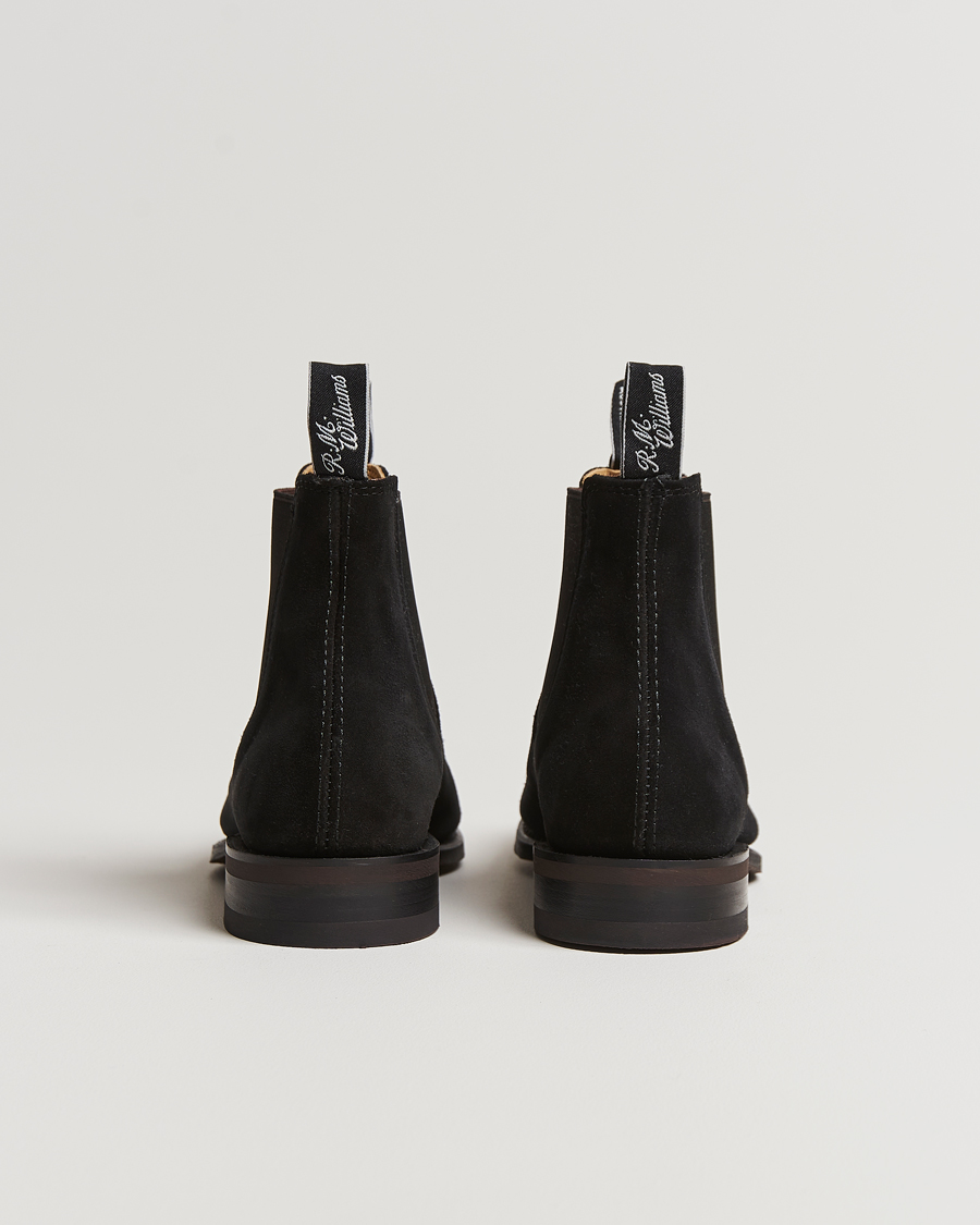 Herren | R.M.Williams Wentworth G Boot Black Suede | R.M.Williams | Wentworth G Boot Black Suede