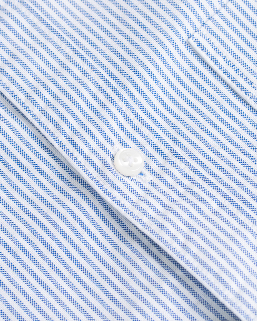 Herren | Hemden | J.Crew | Slim Fit Stretch Oxford University Stripe Shirt Blue