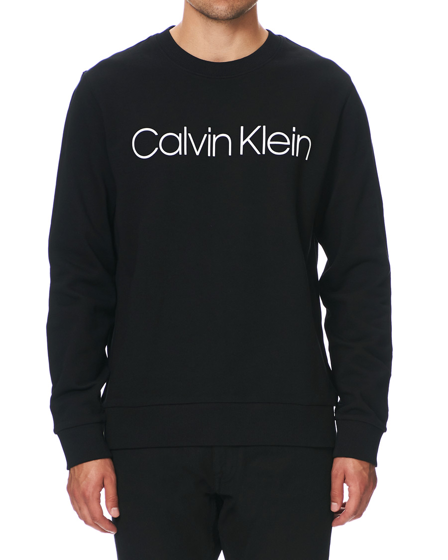 Herren | Pullover | Calvin Klein | Front Logo Sweatshirt Black