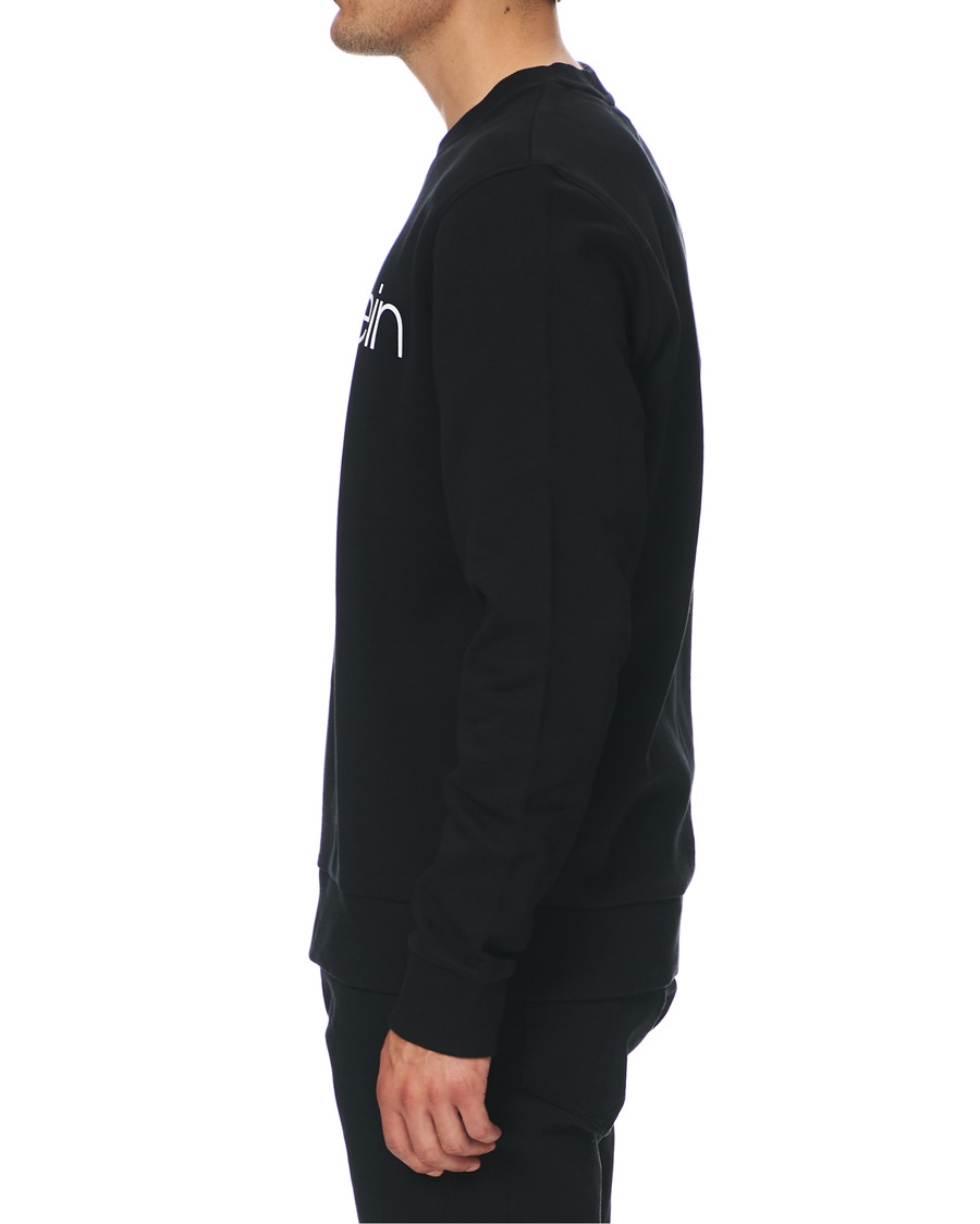 Herren | Pullover | Calvin Klein | Front Logo Sweatshirt Black