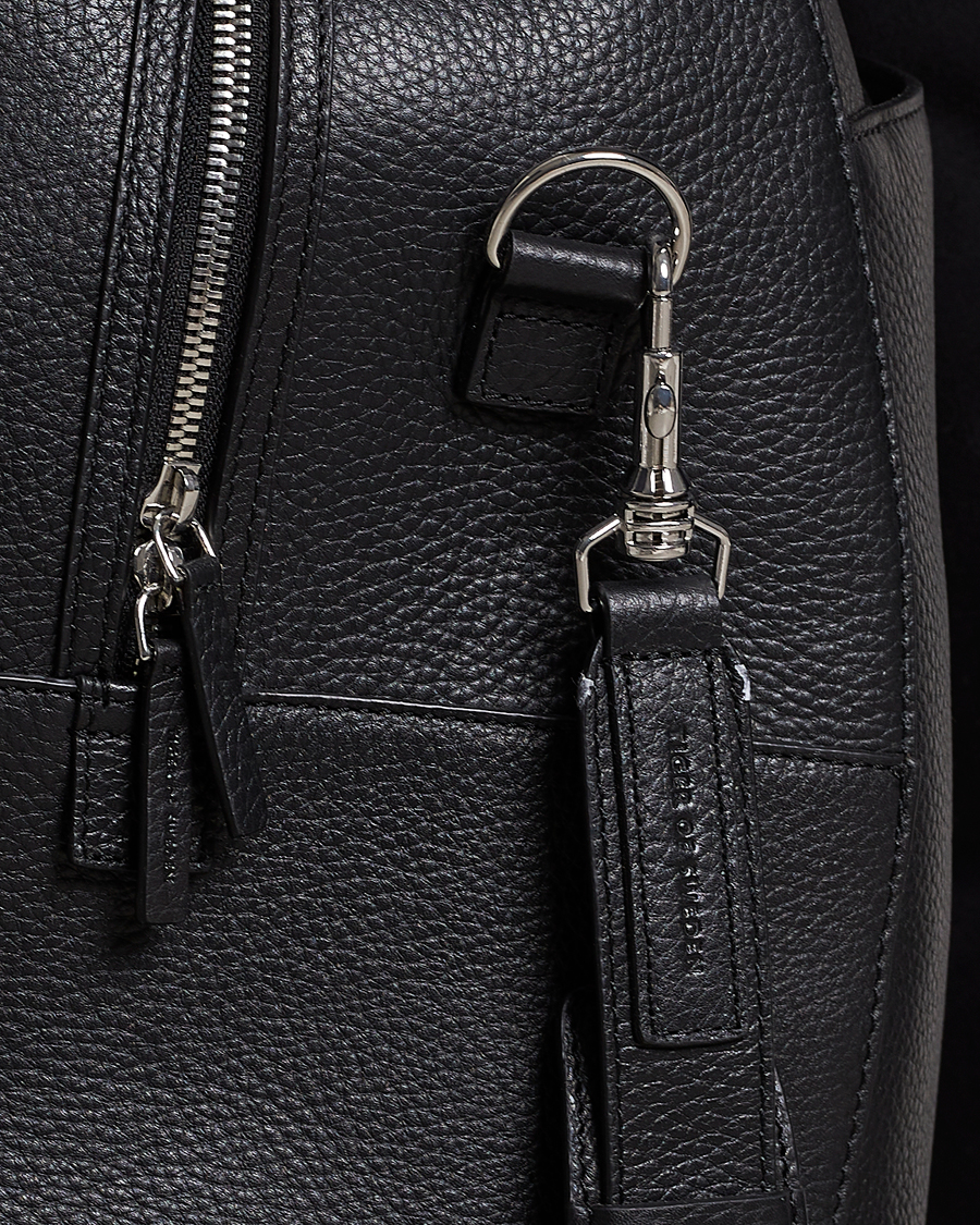 Herren | Taschen | Tiger of Sweden | Brome Grained Leather Weekendbag Black