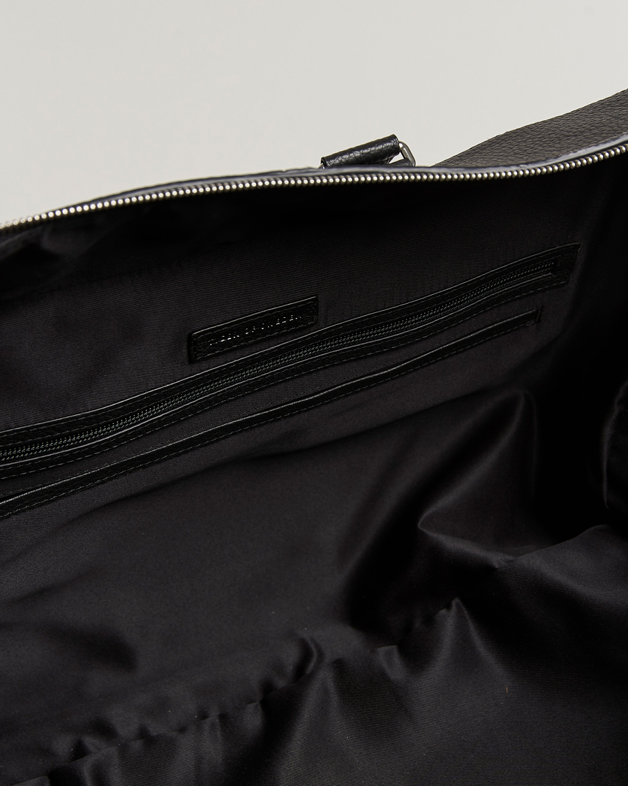 Herren | Taschen | Tiger of Sweden | Brome Grained Leather Weekendbag Black