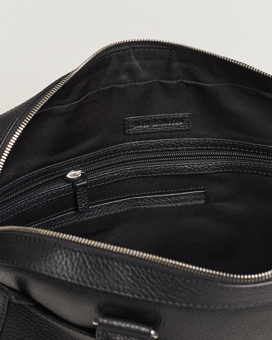 Herren | Taschen | Tiger of Sweden | Bosun Grained Leather Briefcase Black