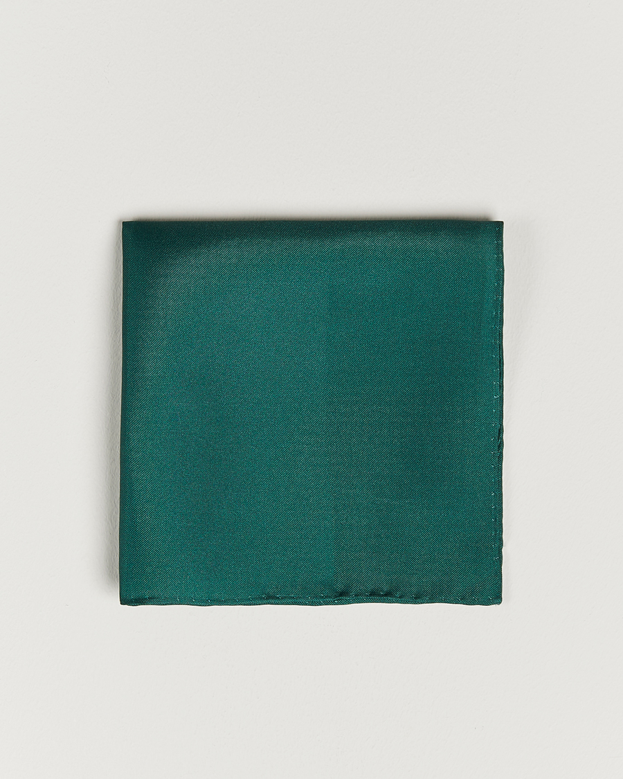 Herren | Einstecktücher | Amanda Christensen | Handkercheif Silk Green