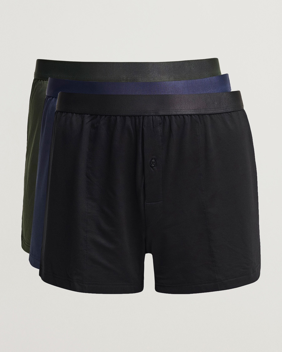Herren | Unterwäsche | CDLP | 3-Pack Boxer Shorts Black/Army/Navy