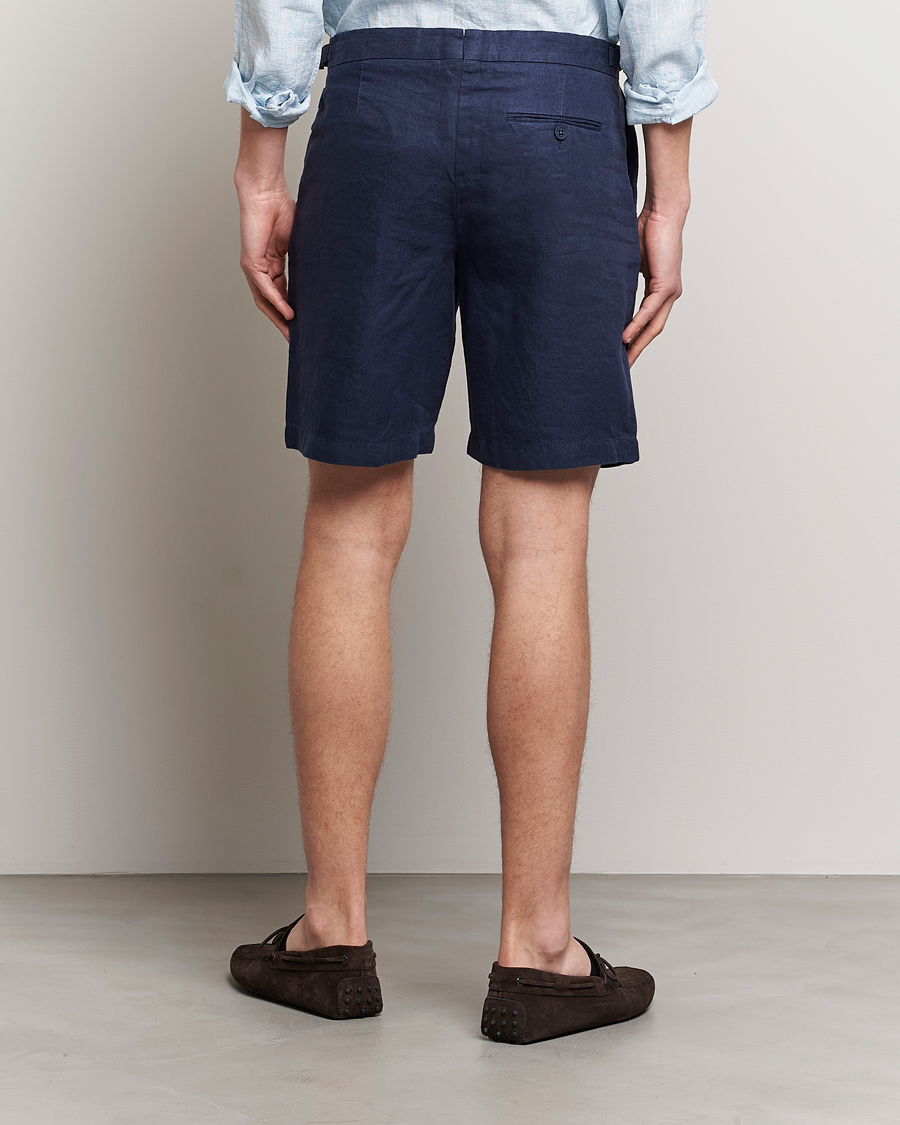 Herren | Shorts | Orlebar Brown | Norwich Linen Shorts Navy