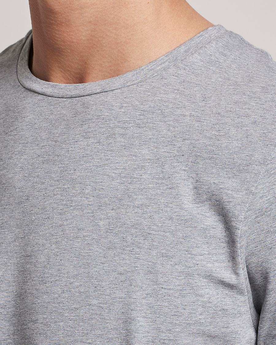 Herren | T-Shirts | Bread & Boxers | 2-Pack Crew Neck Tee Grey Melange