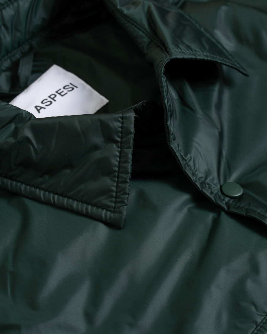Herren | Jacken | Aspesi | Marvin Nylon Shirt Jacket Dark Green