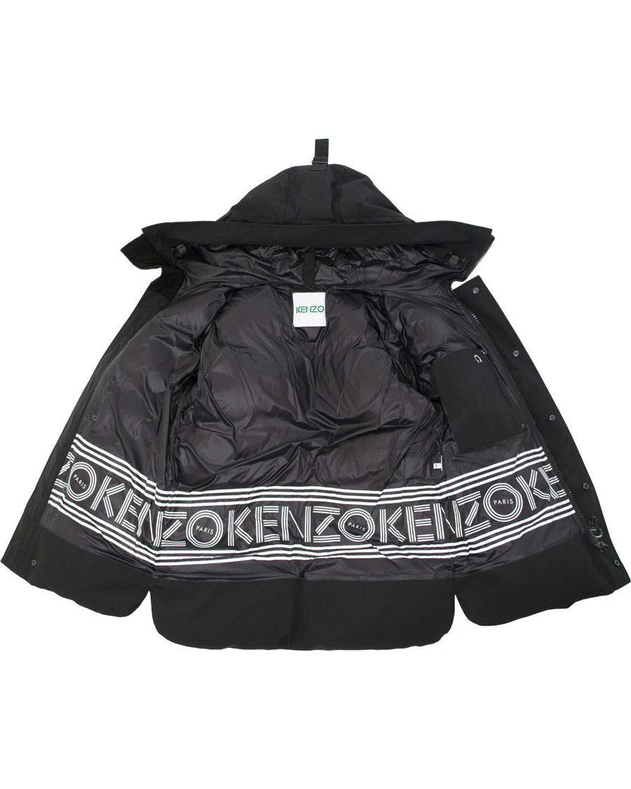 Herren | Jacken | KENZO | Short Down Jacket Technic Canvas Black