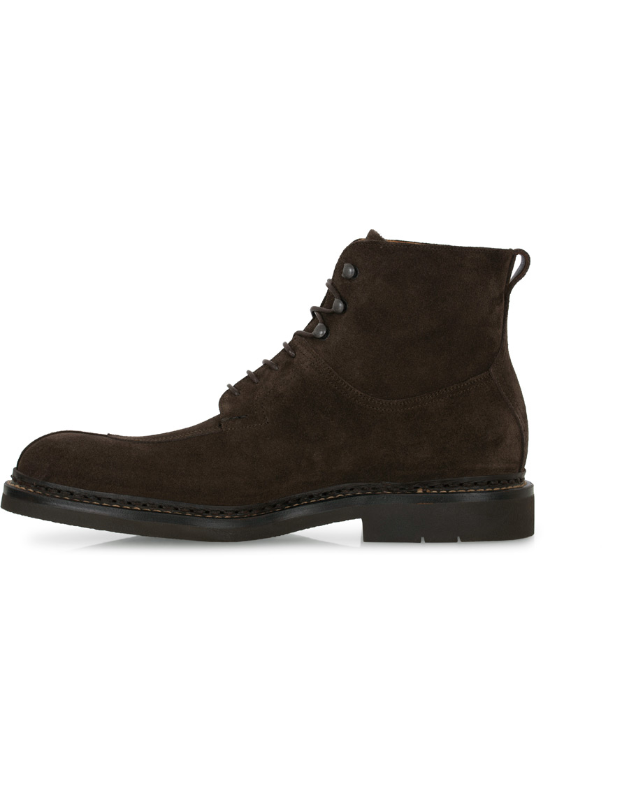 Herren | Heschung Ginkgo Boot Dark Brown Suede | Heschung | Ginkgo Boot Dark Brown Suede