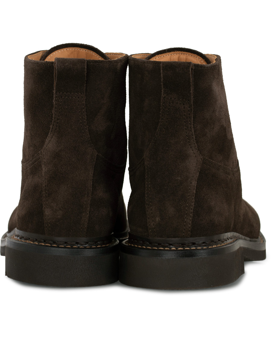 Herren | Heschung Ginkgo Boot Dark Brown Suede | Heschung | Ginkgo Boot Dark Brown Suede